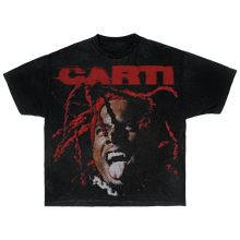 Load image into Gallery viewer, Playboi Carti Streetwear Tee Short Sleeve Red And Black Graphic Shirt For Fans Everywhere