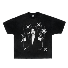 Load image into Gallery viewer, Twin Uzi Streetwear Tee 100 Percent Cotton True To Size Casual Graphic Shirt For Everyday Wear
