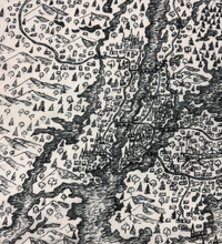 Load image into Gallery viewer, THE MAP SCARF

