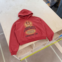 Load image into Gallery viewer, Arnuki Red Smile Streetwear Hoodie 460GSM Y2K Unisex Cotton DTG Graphic
