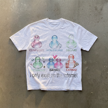 Load image into Gallery viewer, Emotions Tee Streetwear Graphic Y2K Unisex Regular Fit Crew Neck T Shirt 220GSM Cotton
