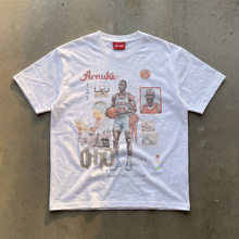 Load image into Gallery viewer, Basketball Tee Streetwear Graphic Shirt Cotton 220GSM Y2K Unisex Jordan White
