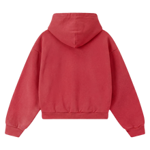 Load image into Gallery viewer, Arnuki Red Smile Streetwear Hoodie 460GSM Y2K Unisex Cotton DTG Graphic
